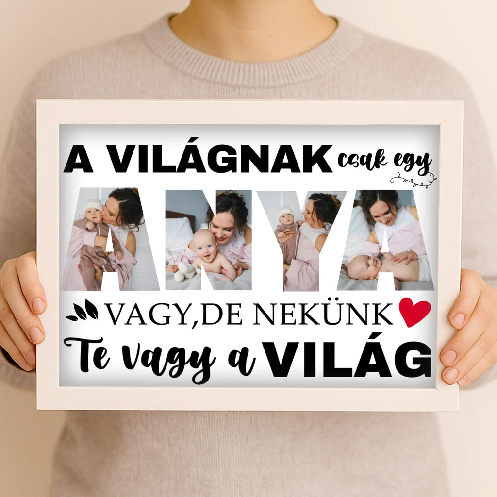 Egyedi fényképes falikép A4 méretben - Ajándékverzum