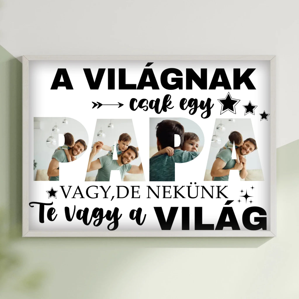 A3 méretű egyedi fényképes falikép - Ajándékverzum