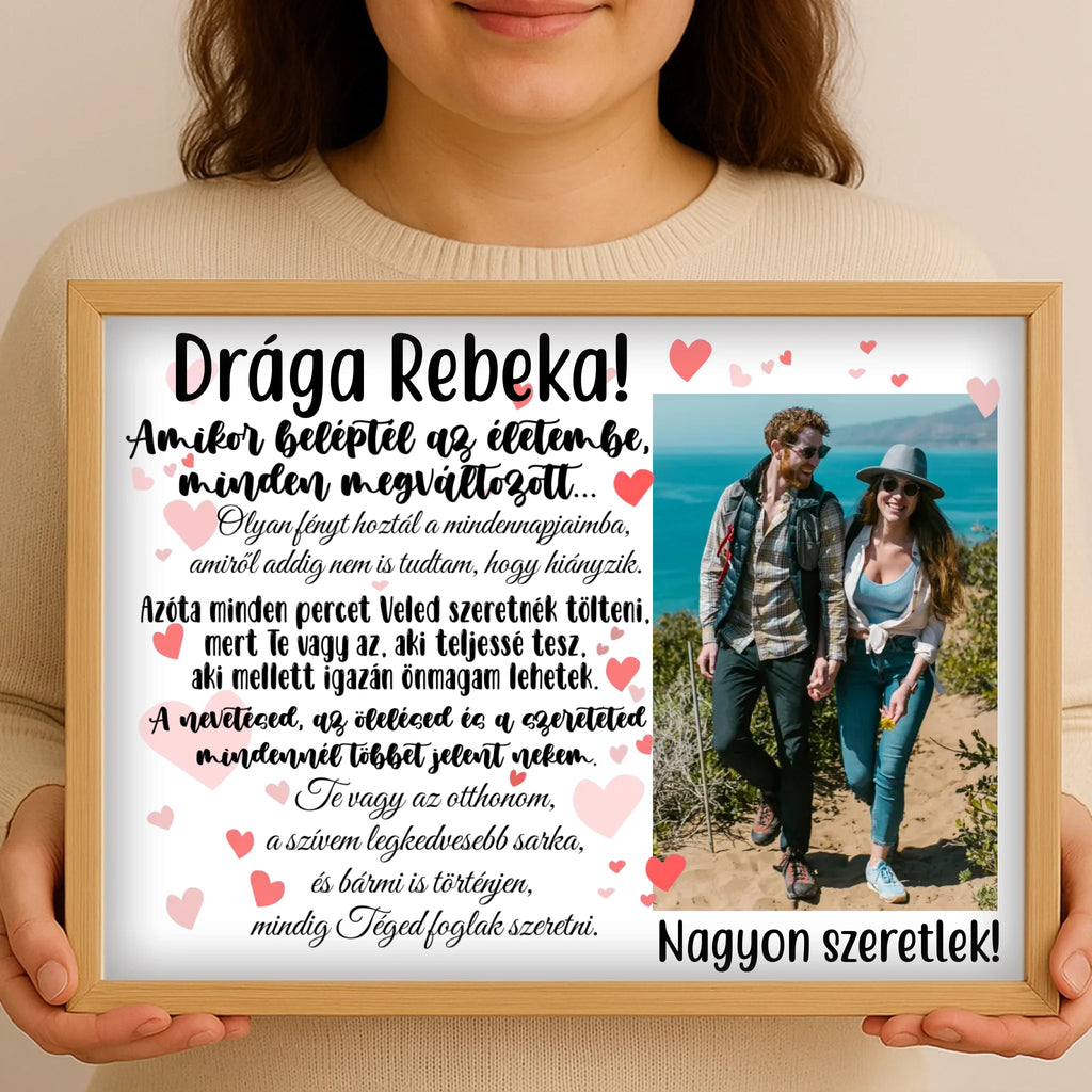 A3 saját fényképes falikép - Ajándékverzum