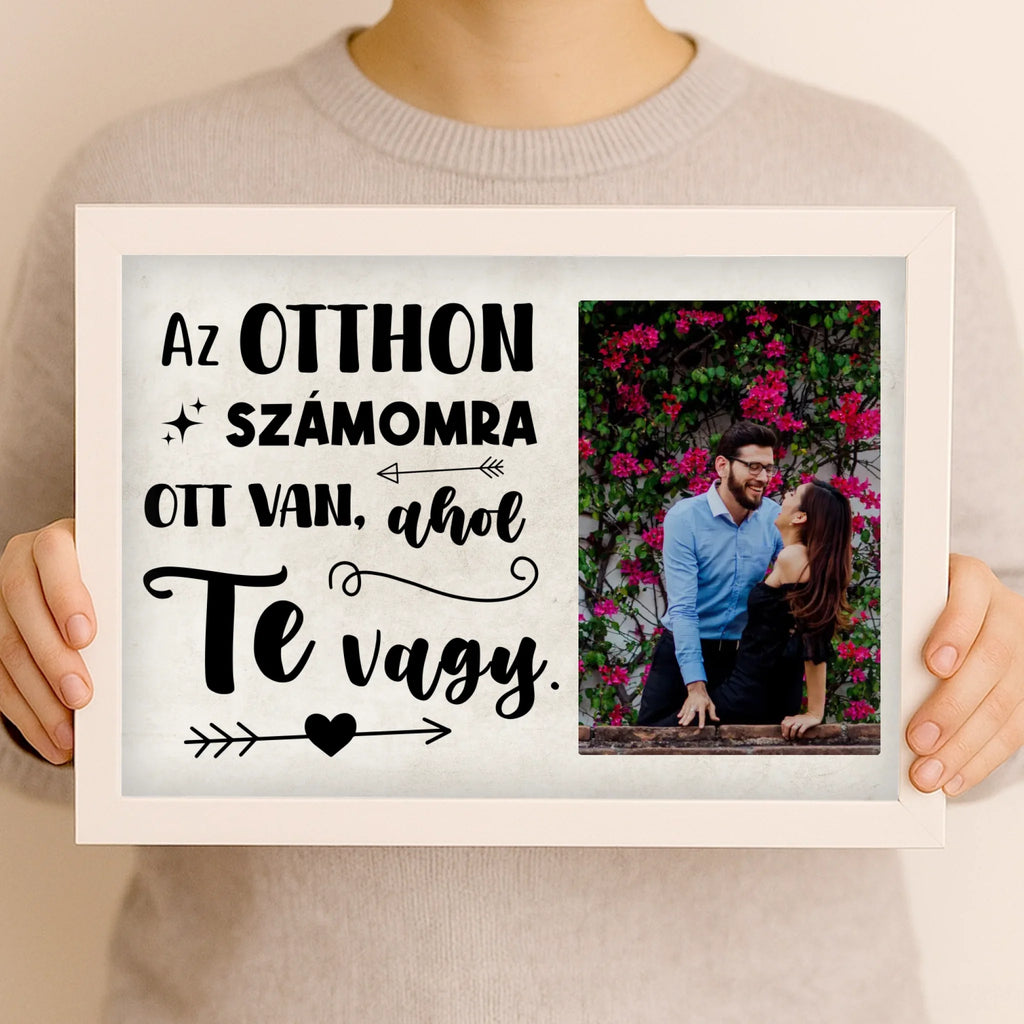 Egyedi fényképes falikép A4 méretben - Ajándékverzum