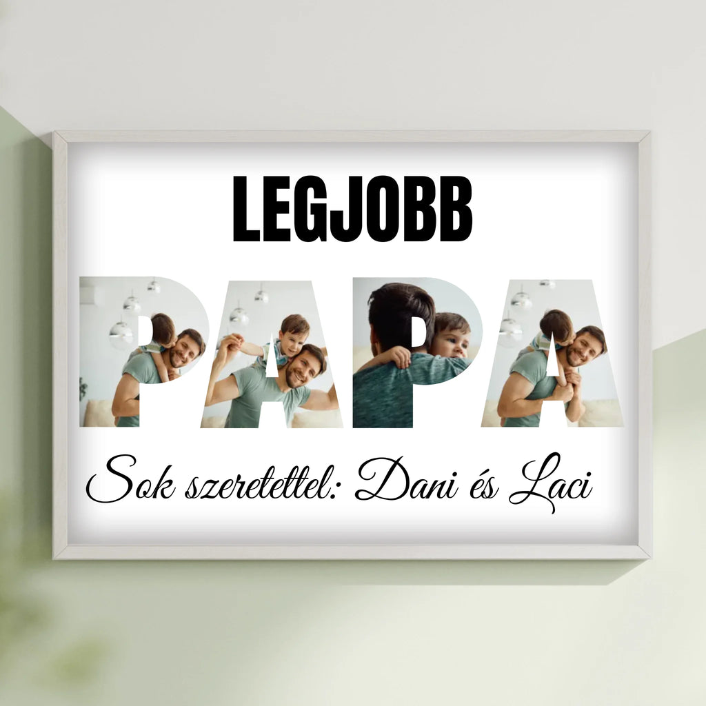A3 méretű egyedi fényképes falikép - Ajándékverzum