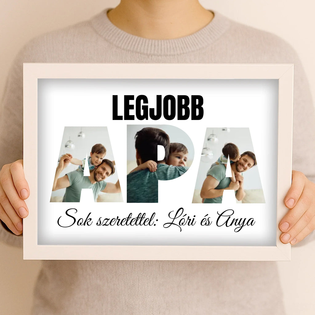 Egyedi fényképes falikép A4 méretben - Ajándékverzum