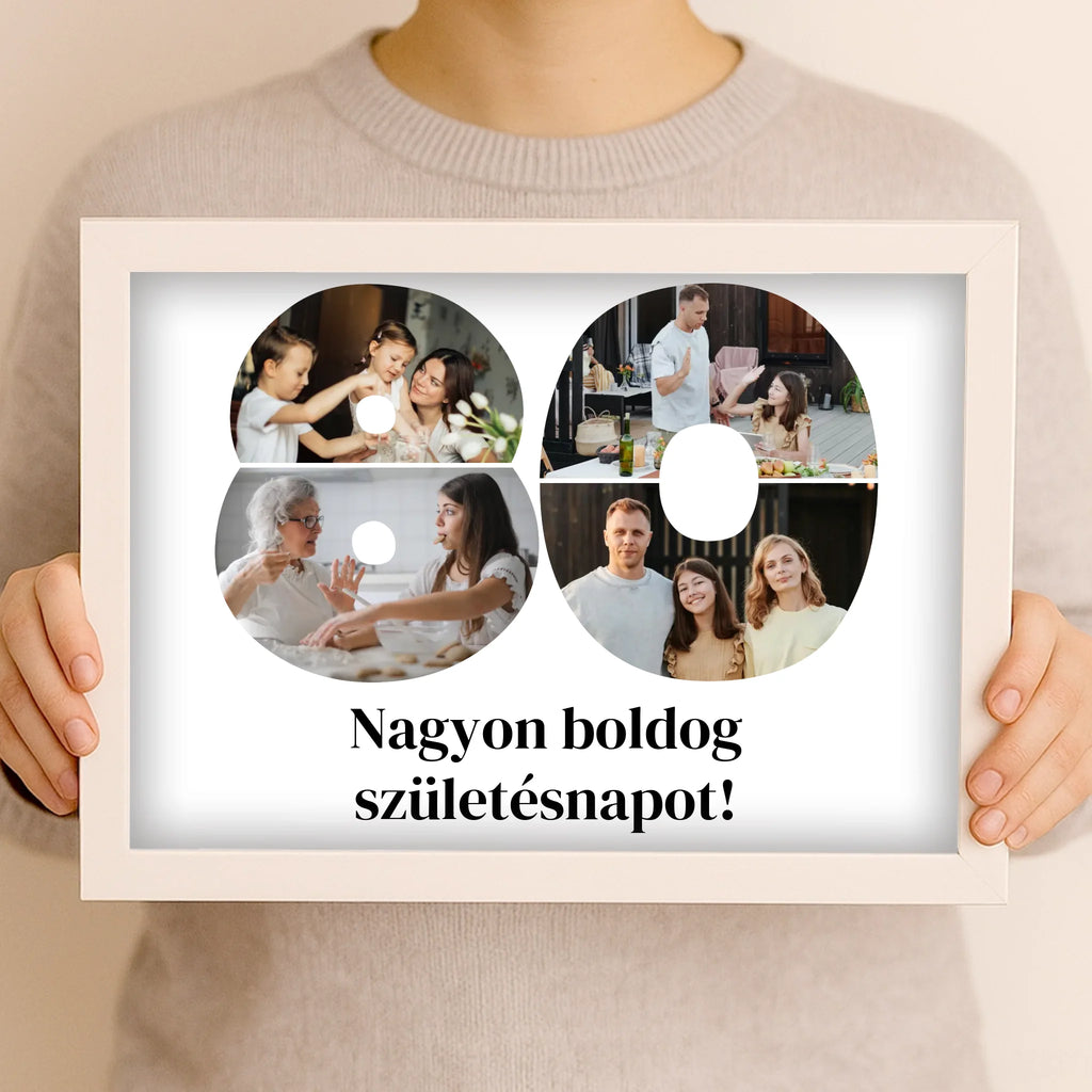 Egyedi fényképes falikép A4 méretben - Ajándékverzum