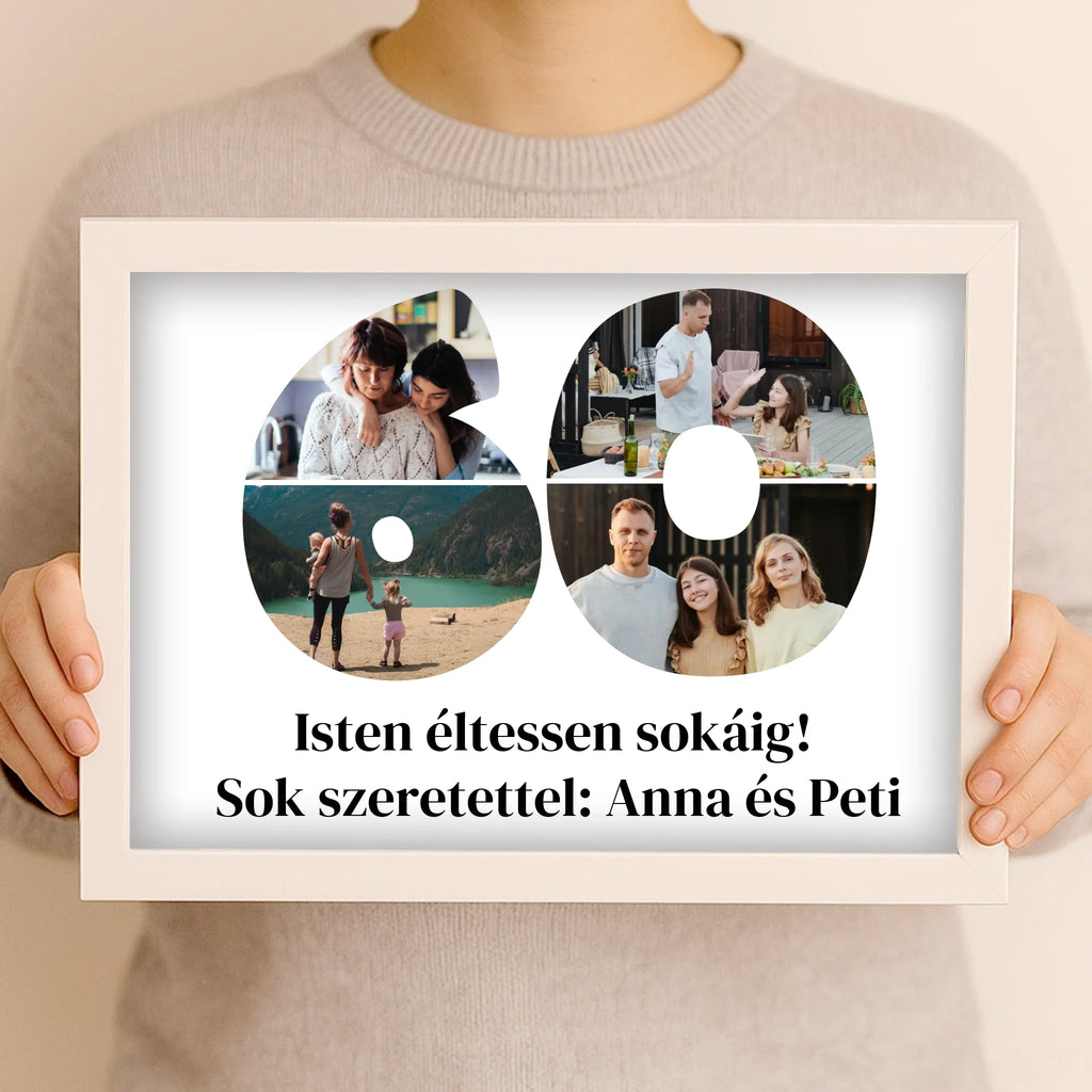 Egyedi fényképes falikép A4 méretben - Ajándékverzum