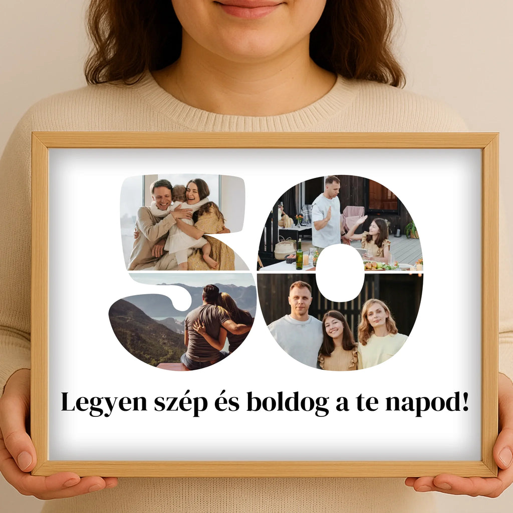 A3 saját fényképes falikép - Ajándékverzum