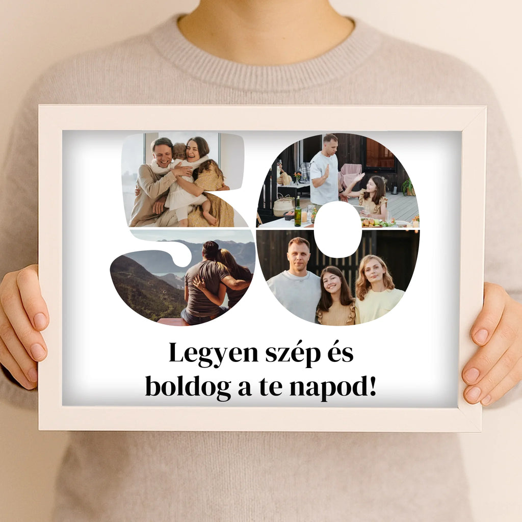 Egyedi fényképes falikép A4 méretben - Ajándékverzum