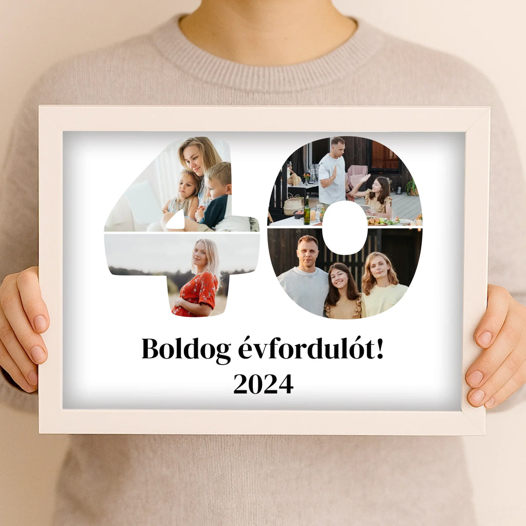 Egyedi fényképes falikép A4 méretben - Ajándékverzum