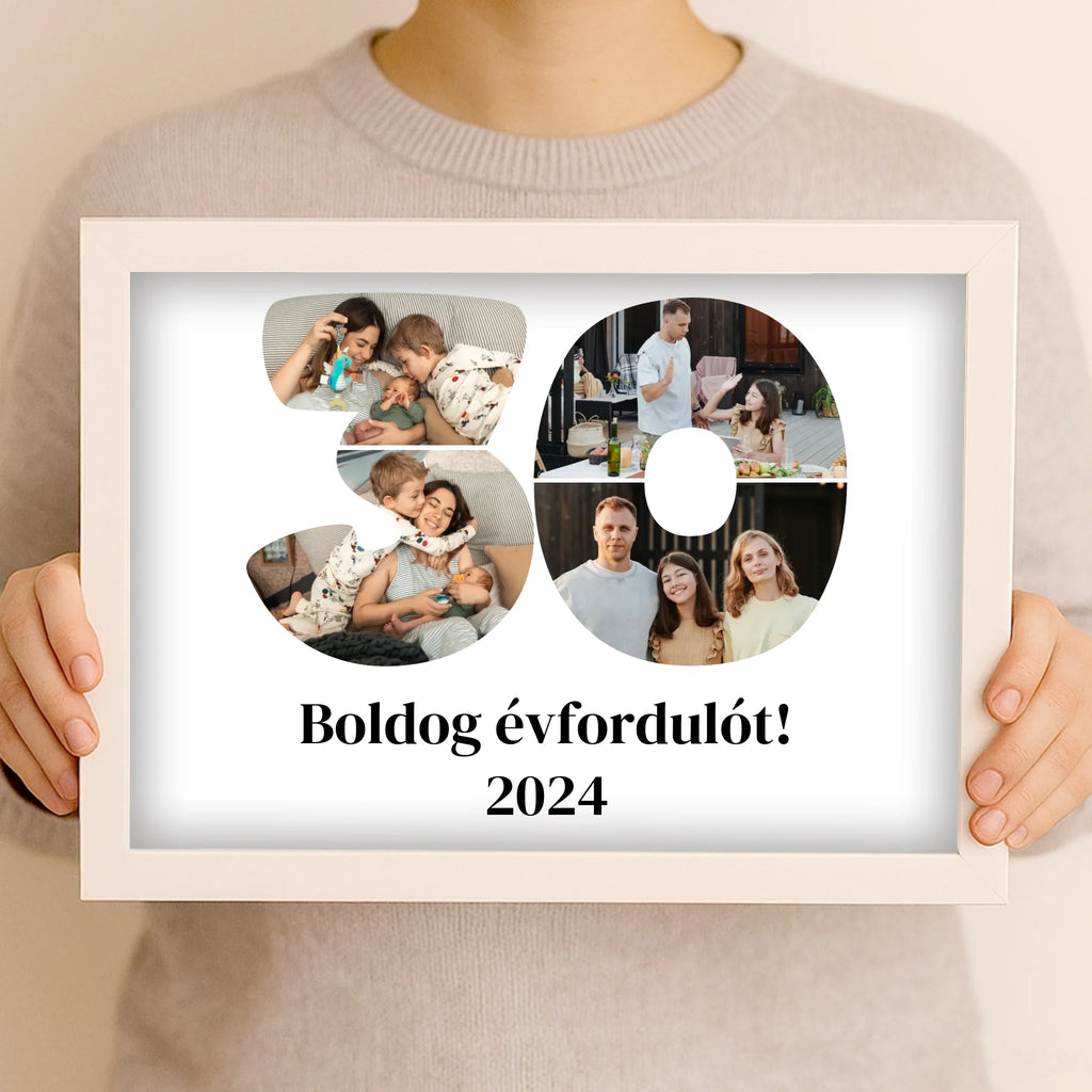 Egyedi fényképes falikép A4 méretben - Ajándékverzum