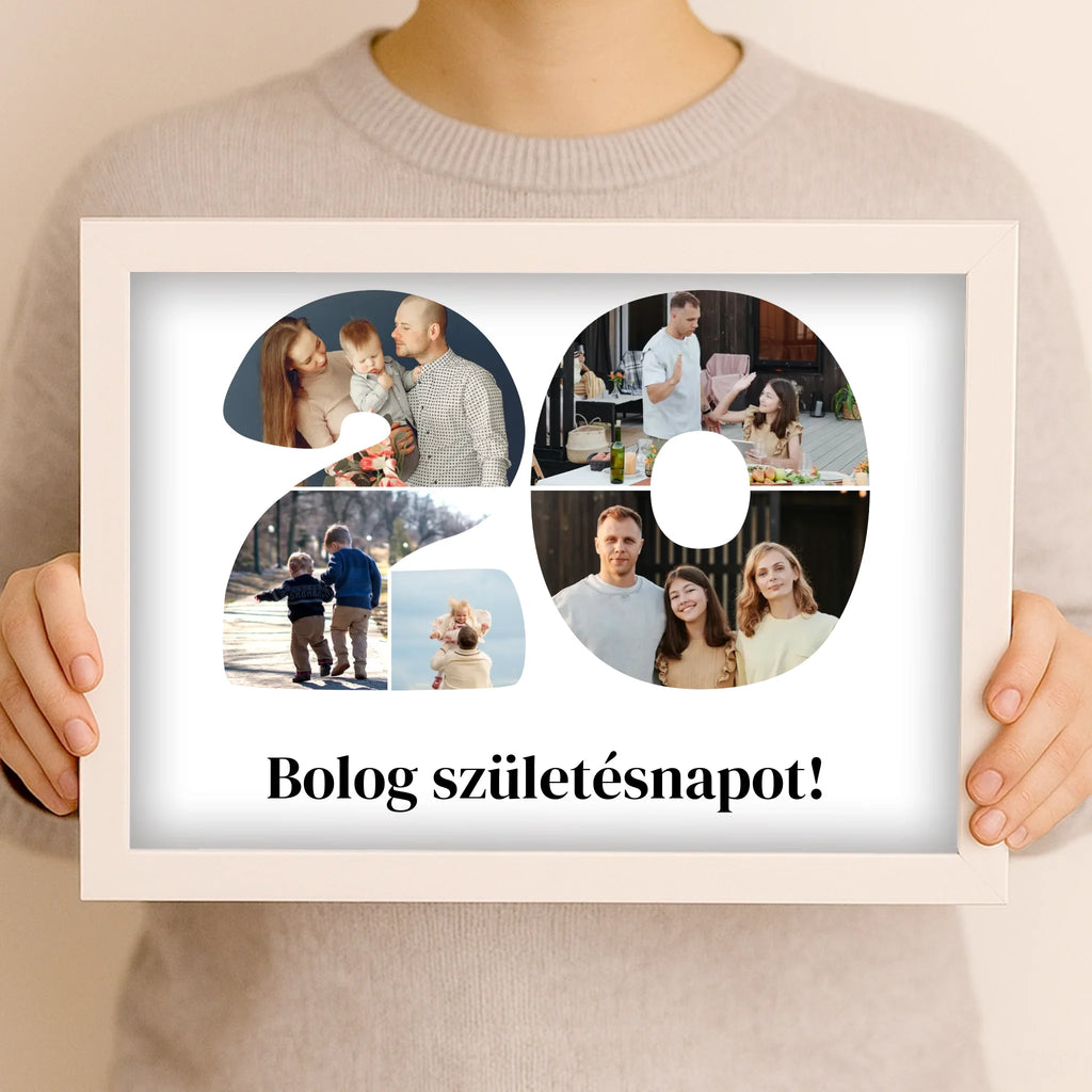 Egyedi fényképes falikép A4 méretben - Ajándékverzum