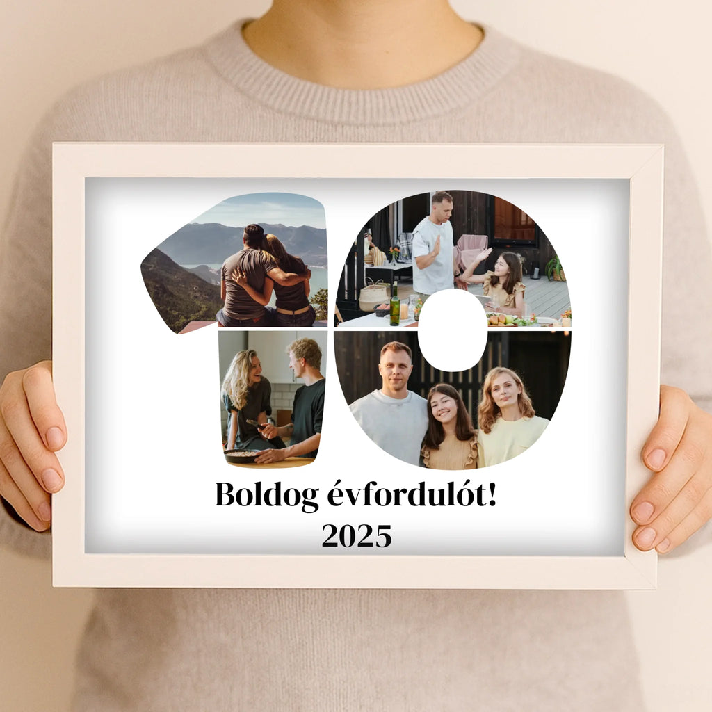 Egyedi fényképes falikép A4 méretben - Ajándékverzum