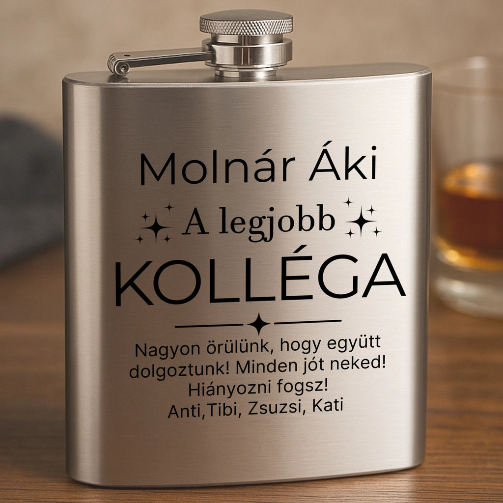 Gravírozott flaska - Ajándékverzum