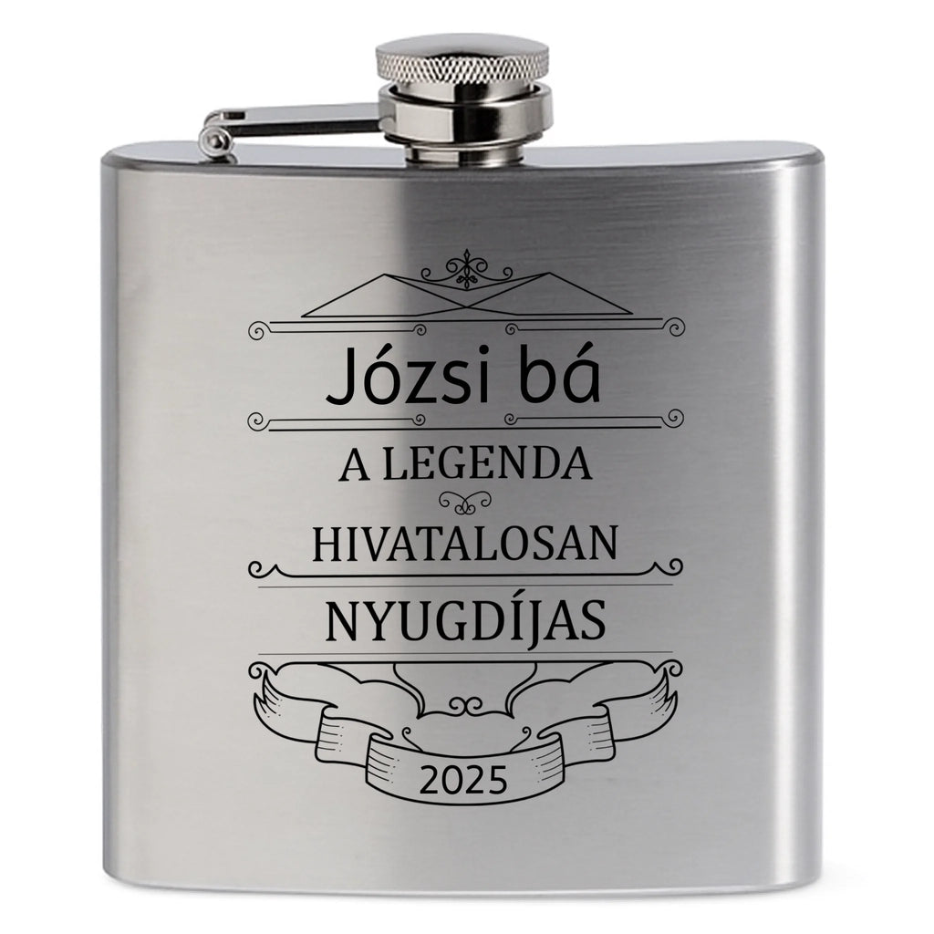 Egyedi  gravíozott flaska - Ajándékverzum