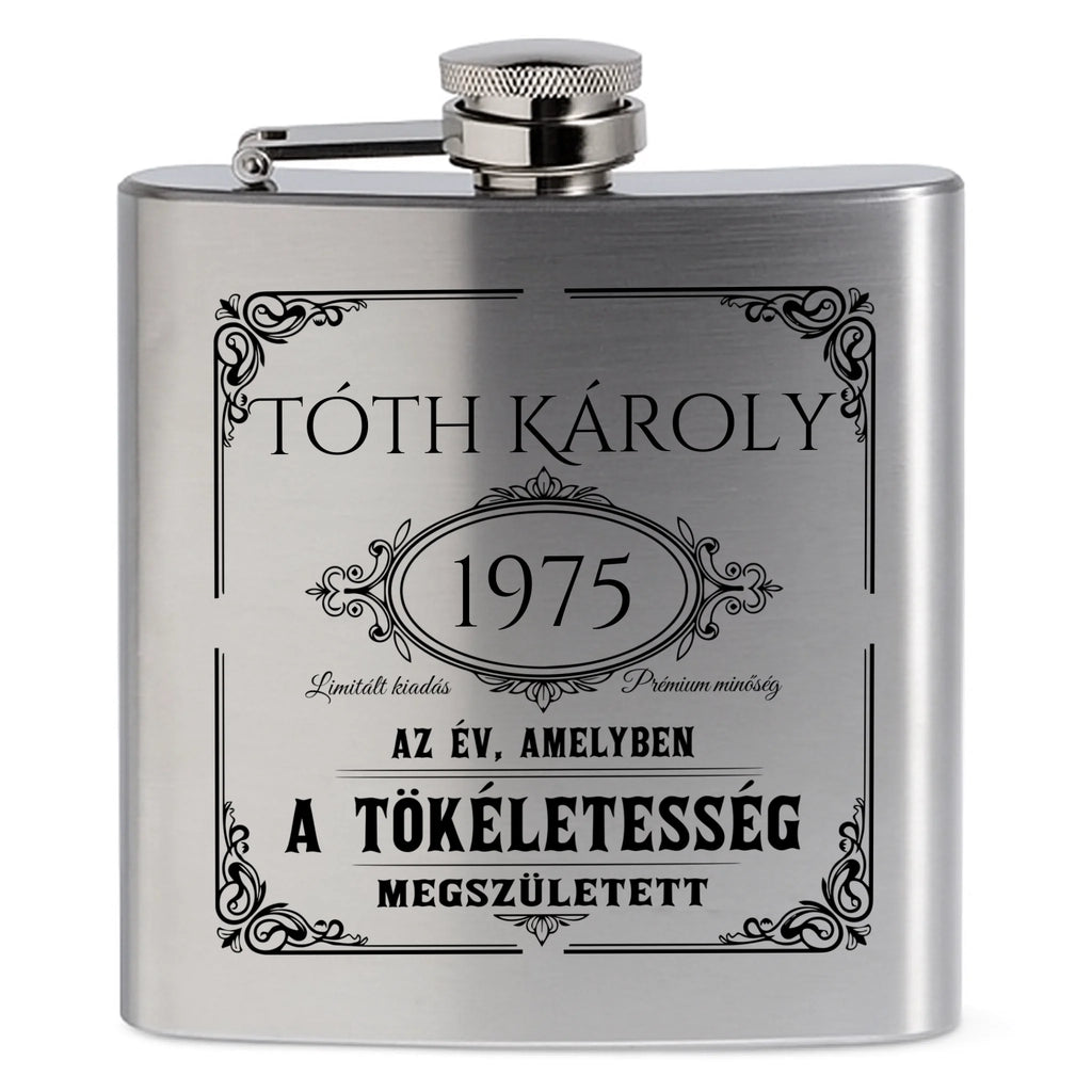 Egyedi  gravíozott flaska - Ajándékverzum