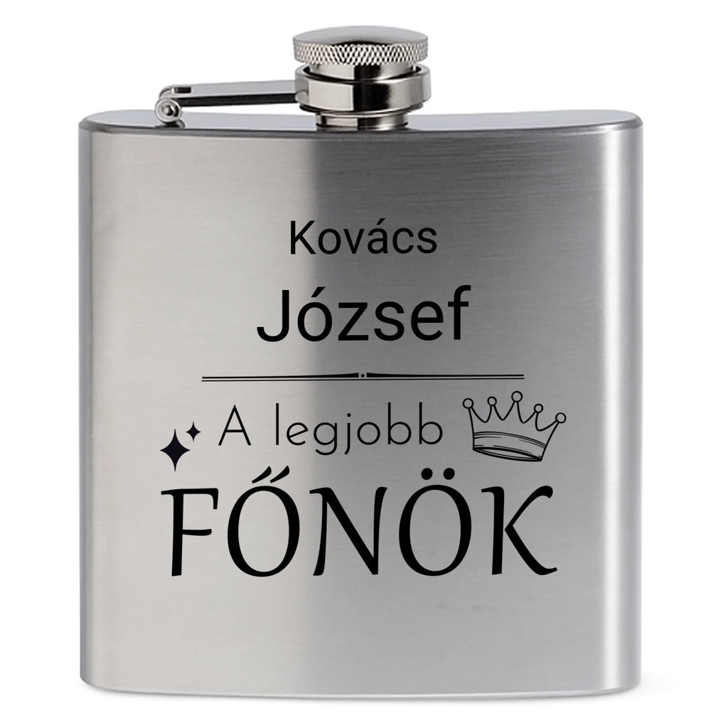 Egyedi  gravíozott flaska - Ajándékverzum