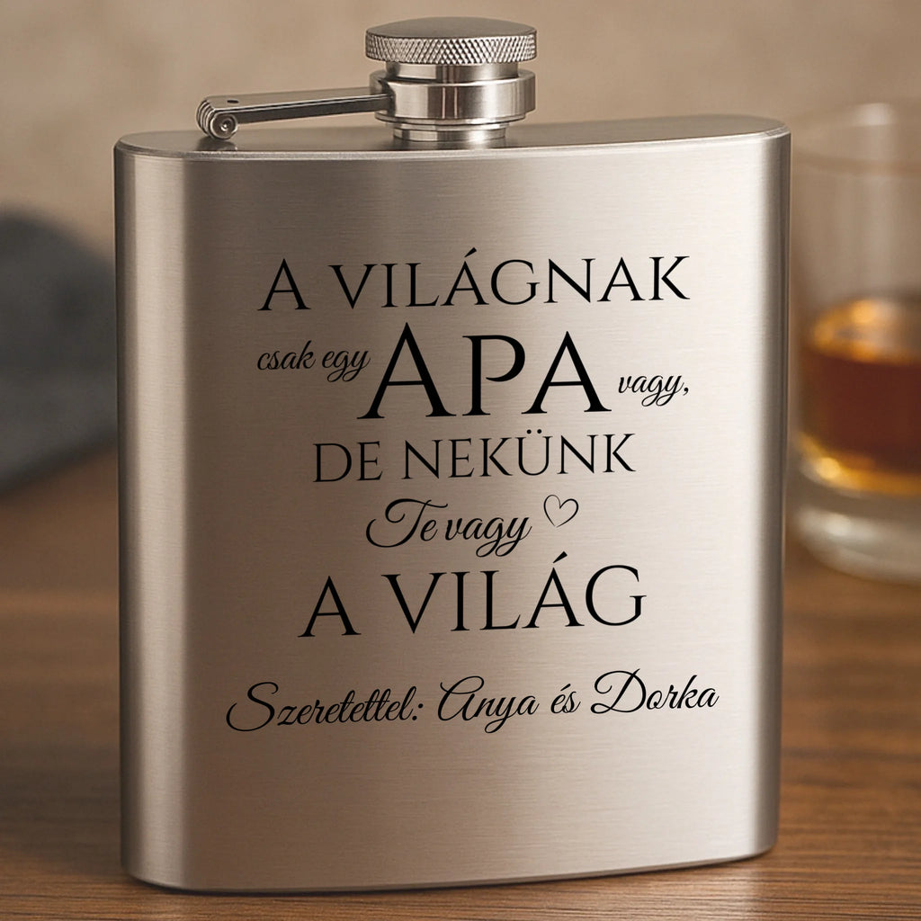 Gravírozott flaska - Ajándékverzum