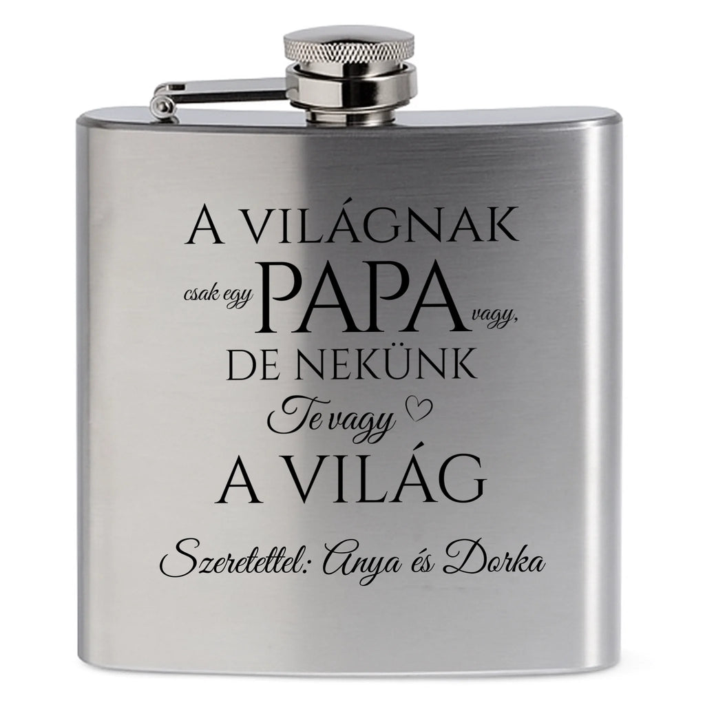 Egyedi  gravíozott flaska - Ajándékverzum