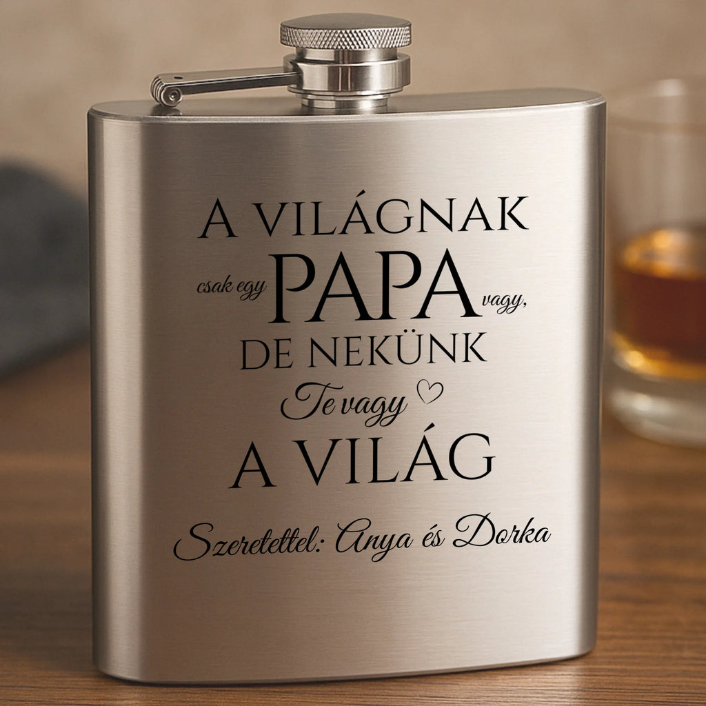 Gravírozott flaska - Ajándékverzum