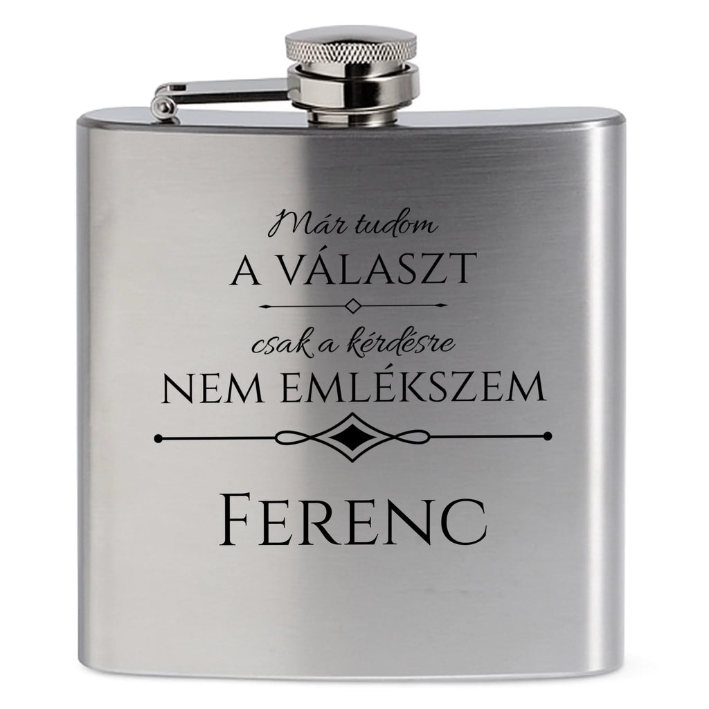 Egyedi  gravíozott flaska - Ajándékverzum