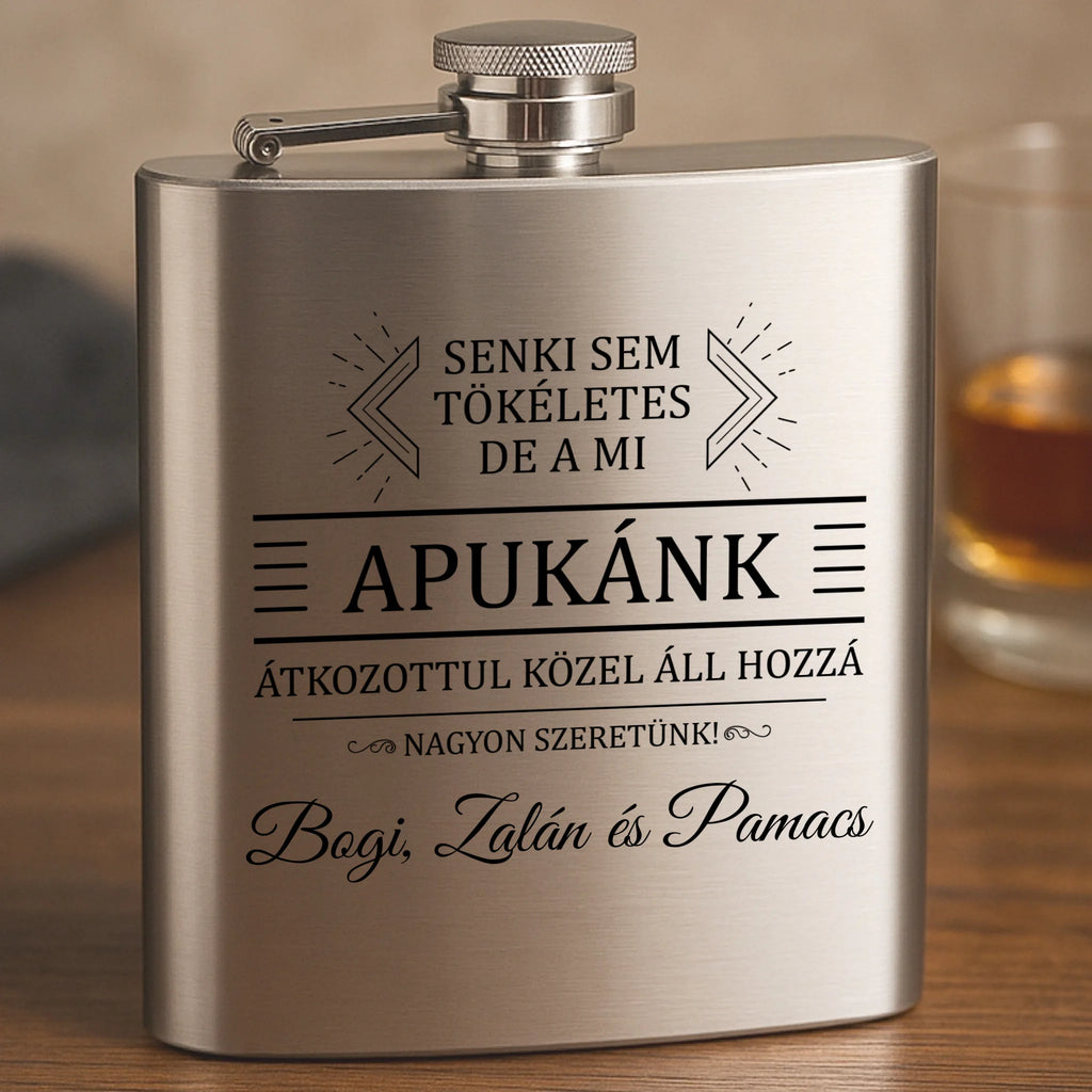 Gravírozott flaska - Ajándékverzum