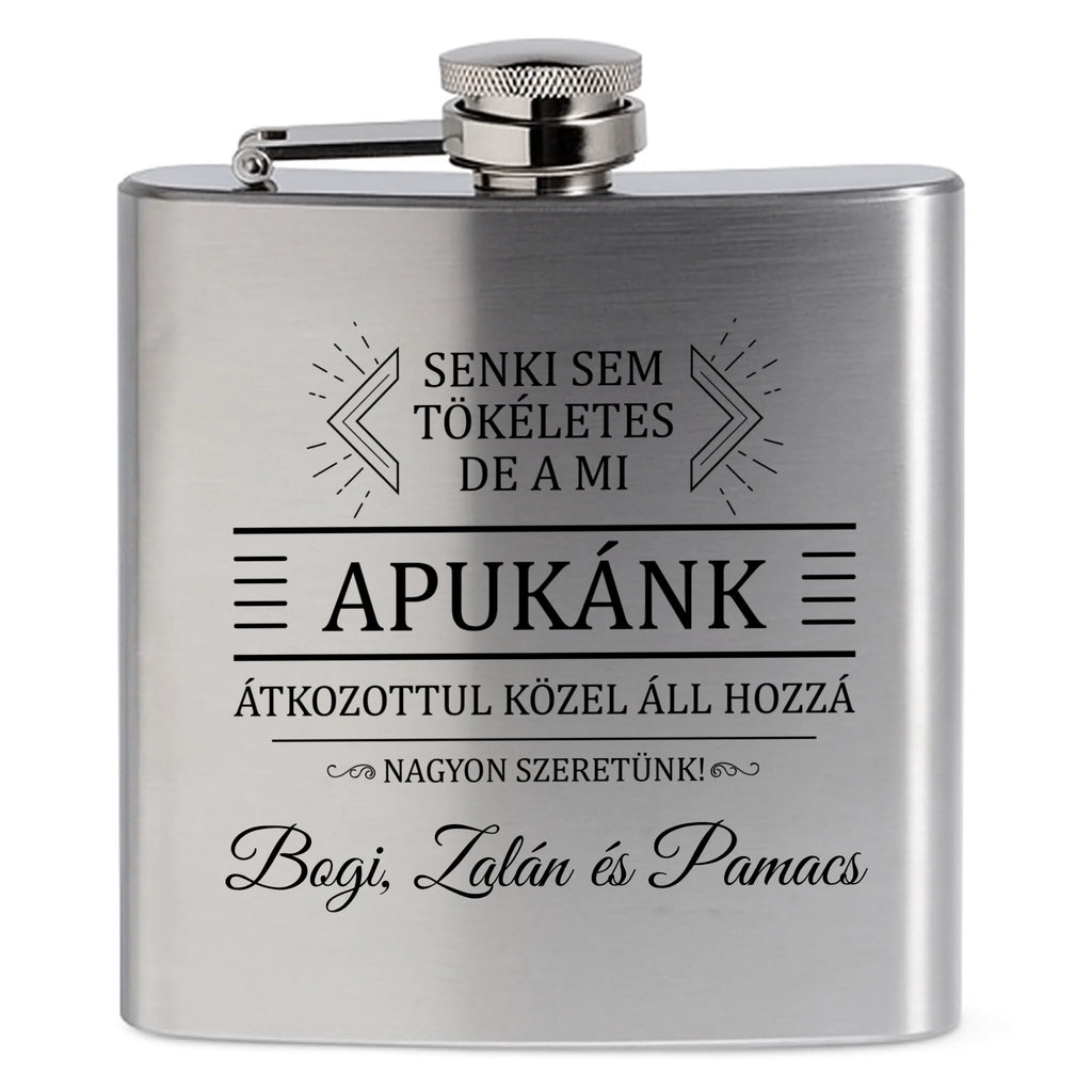 Egyedi  gravíozott flaska - Ajándékverzum
