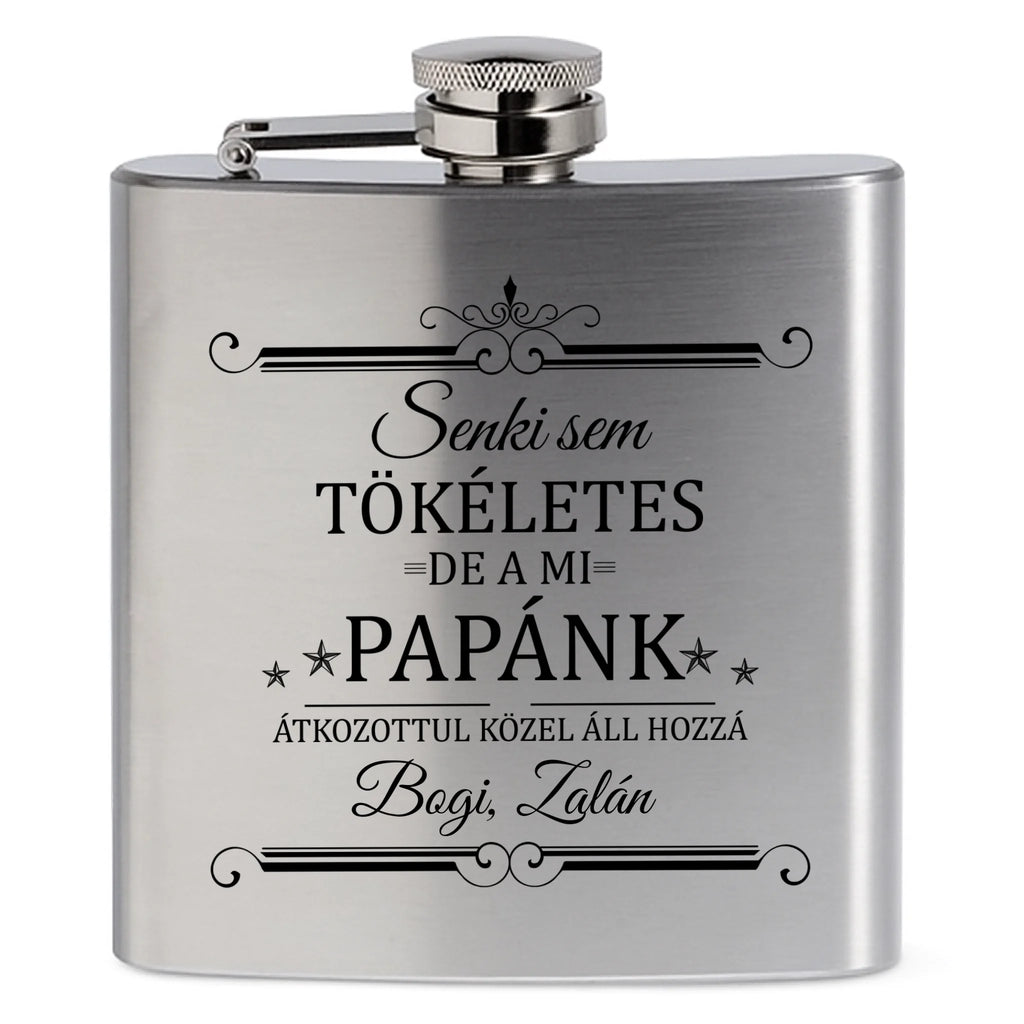Egyedi  gravíozott flaska - Ajándékverzum