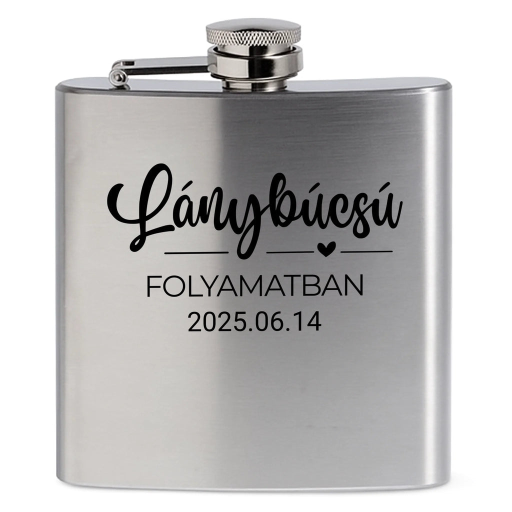 Egyedi  gravíozott flaska - Ajándékverzum
