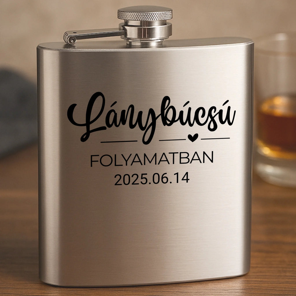 Gravírozott flaska - Ajándékverzum