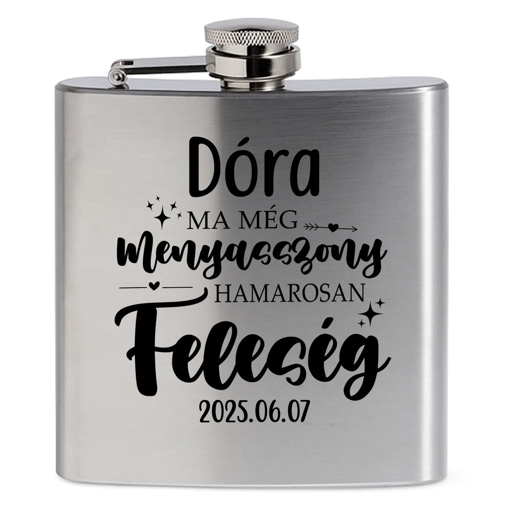Egyedi  gravíozott flaska - Ajándékverzum