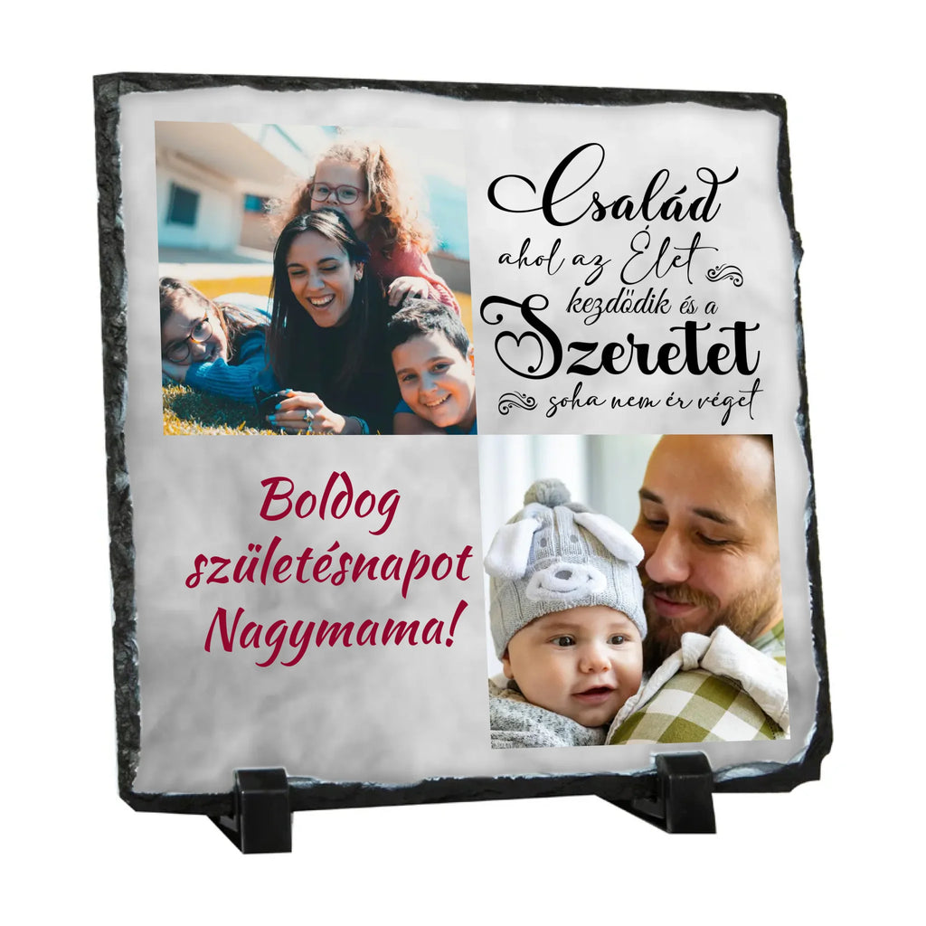 Egyedi fényképes gránitlap - Ajándékverzum