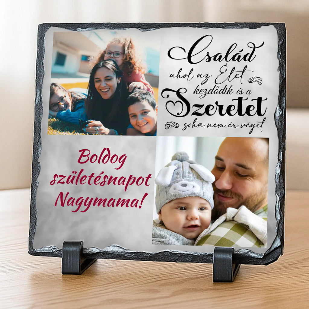 Egyedi fényképes fotókő - Ajándékverzum