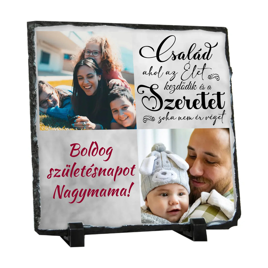Egyedi fényképes gránitlap - Ajándékverzum
