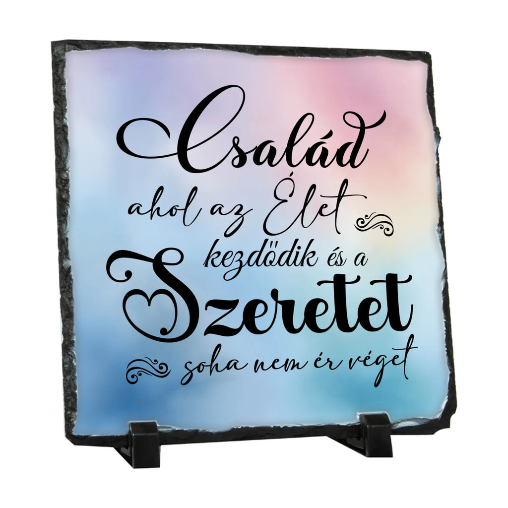 Egyedi fényképes gránitlap - Ajándékverzum