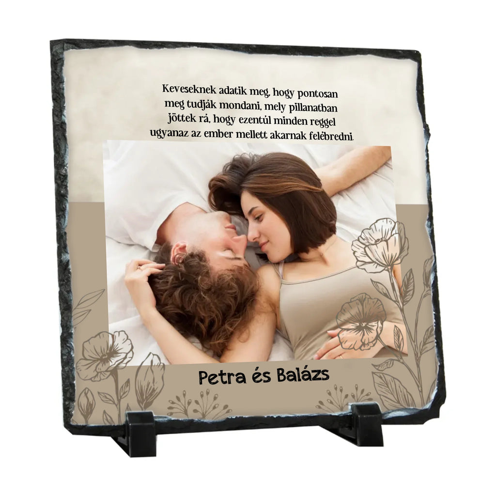 Egyedi fényképes gránitlap - Ajándékverzum