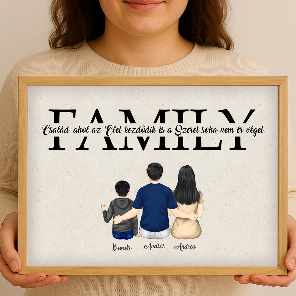 A3 saját fényképes falikép - Ajándékverzum