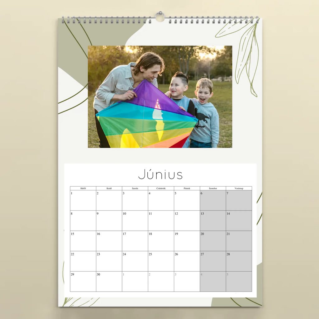Egyedi fényképes falinaptár 2026 - Ajándékverzum