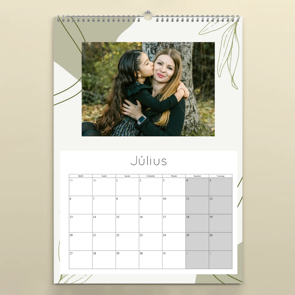 Egyedi fényképes falinaptár 2026 - Ajándékverzum