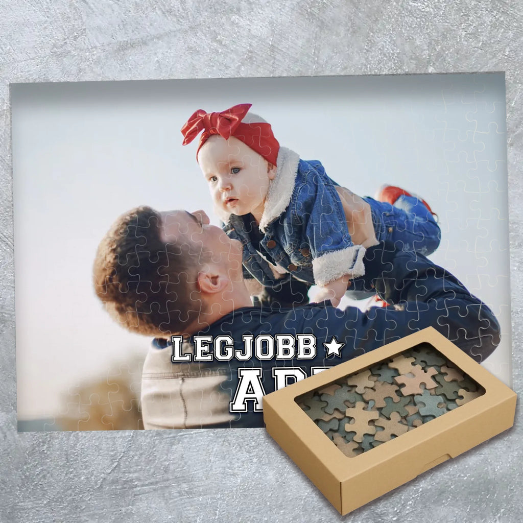 Egyedi fényképes puzzle apák napjára - Ajándékverzum
