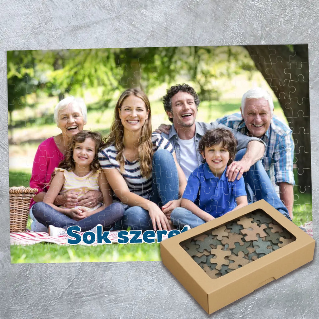 Egyedi fényképes puzzle A3 méret - Ajándékverzum