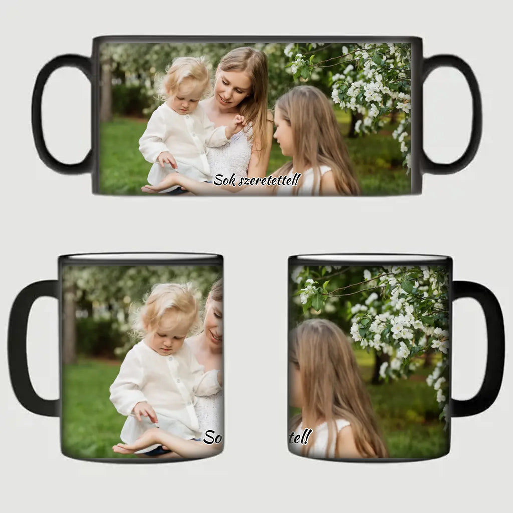 Egyedi bögre – hőre változó bögre - Ajándékvezum