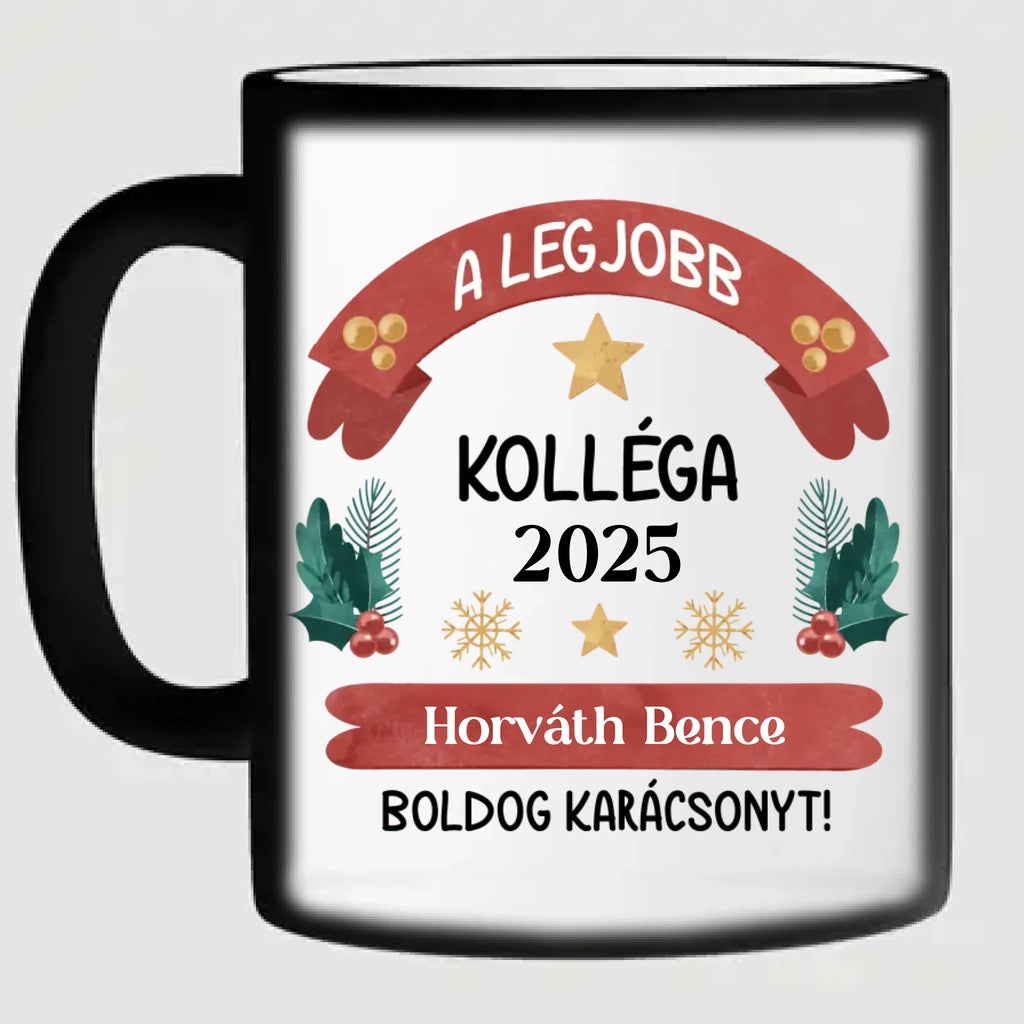 A legjobb kolléga - bögre névvel és évszámmal - Ajándékverzum