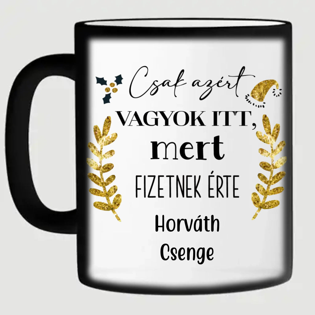 Őszinte munkatárs - egyedi bögre kollégának - Ajándékverzum