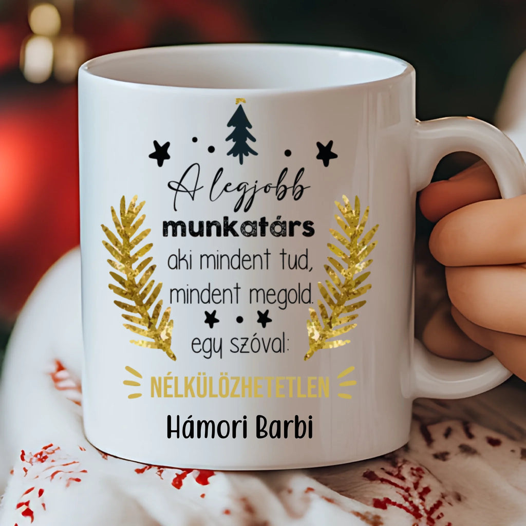 Egyedi fényképes karácsonyi bögre - Ajándékverzum