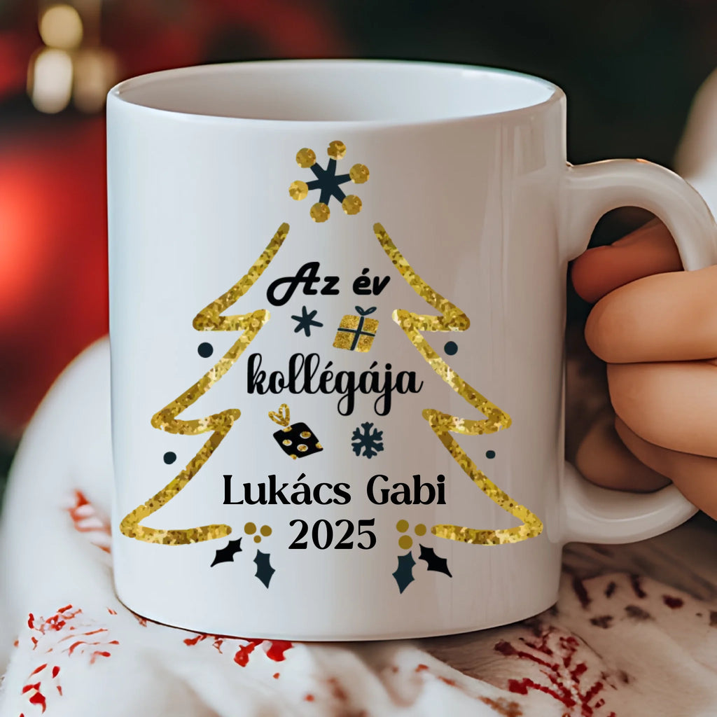 Egyedi fényképes karácsonyi bögre - Ajándékverzum