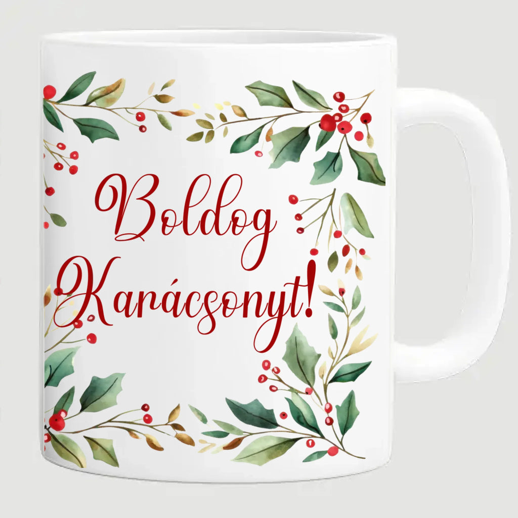 Egyedi karakteres karácsonyi bögre idősebb férfiaknak - Ajándékverzum