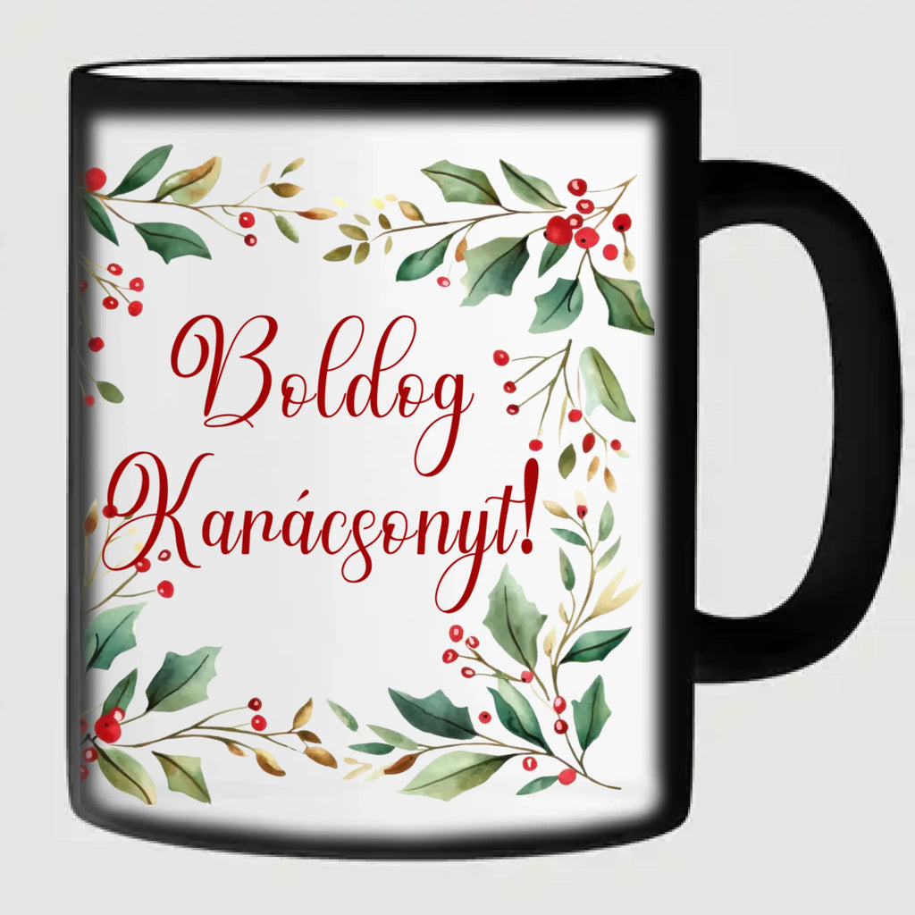 Egyedi karakteres karácsonyi bögre idősebb férfiaknak - Ajándékverzum