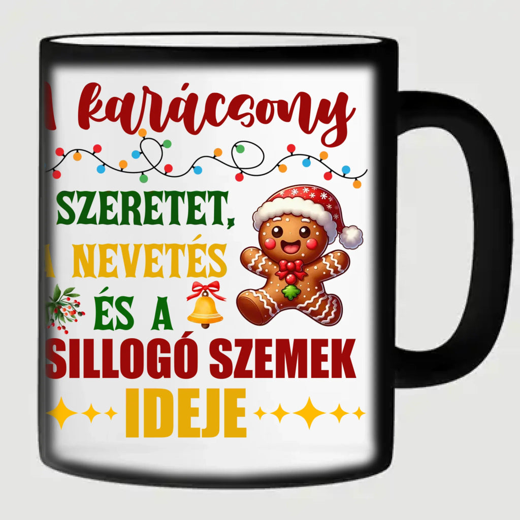 Egyedi karakteres karácsonyi bögre férfiaknak - Ajándékverzum