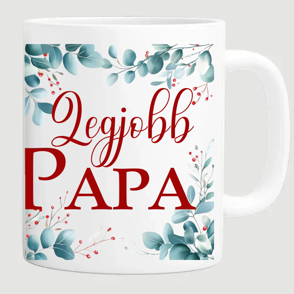 Egyedi karakteres karácsonyi bögre papának - Ajándékverzum