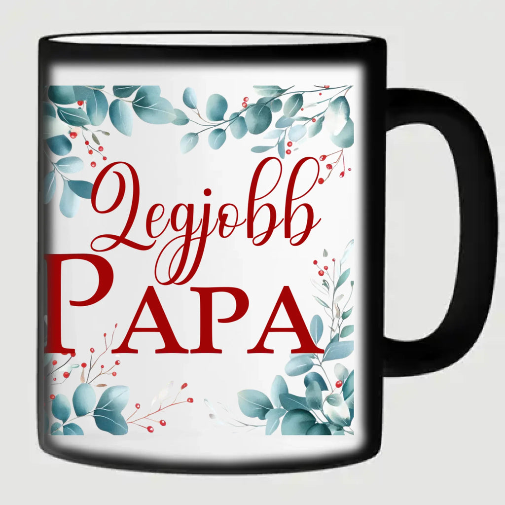 Egyedi karakteres karácsonyi bögre papának - Ajándékverzum