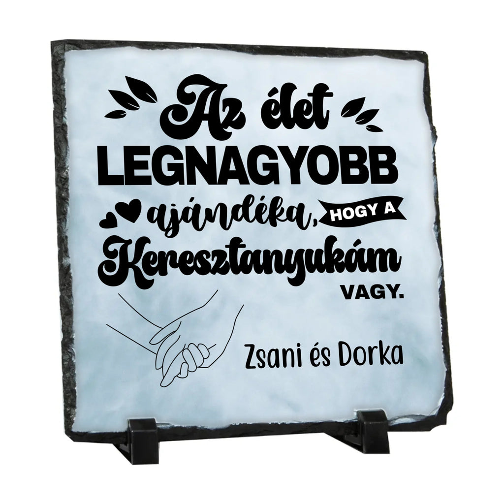 Egyedi fényképes gránitlap - Ajándékverzum
