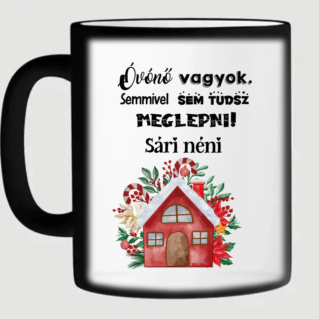 Óvónő vagyok, nem tudsz meglepni - egyedi neves bögre óvónőknek karácsonyra - Ajándékverzum